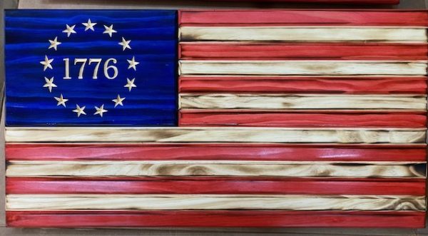 Betsy Ross 1776 Clear/Premium Pine
