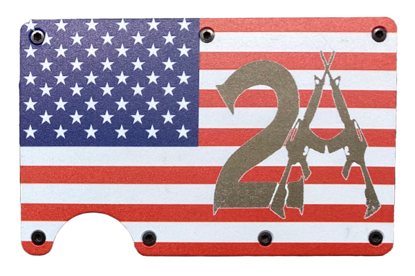 2A w/Guns American Flag RFID Protected