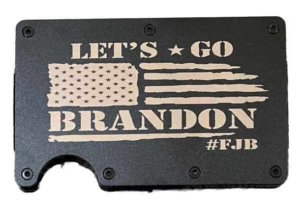 Let's Go Brandon American Flag #FJB RFID Protection