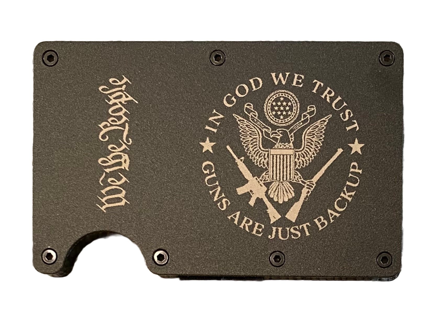 In God We Trust Guns are Back-up 2A