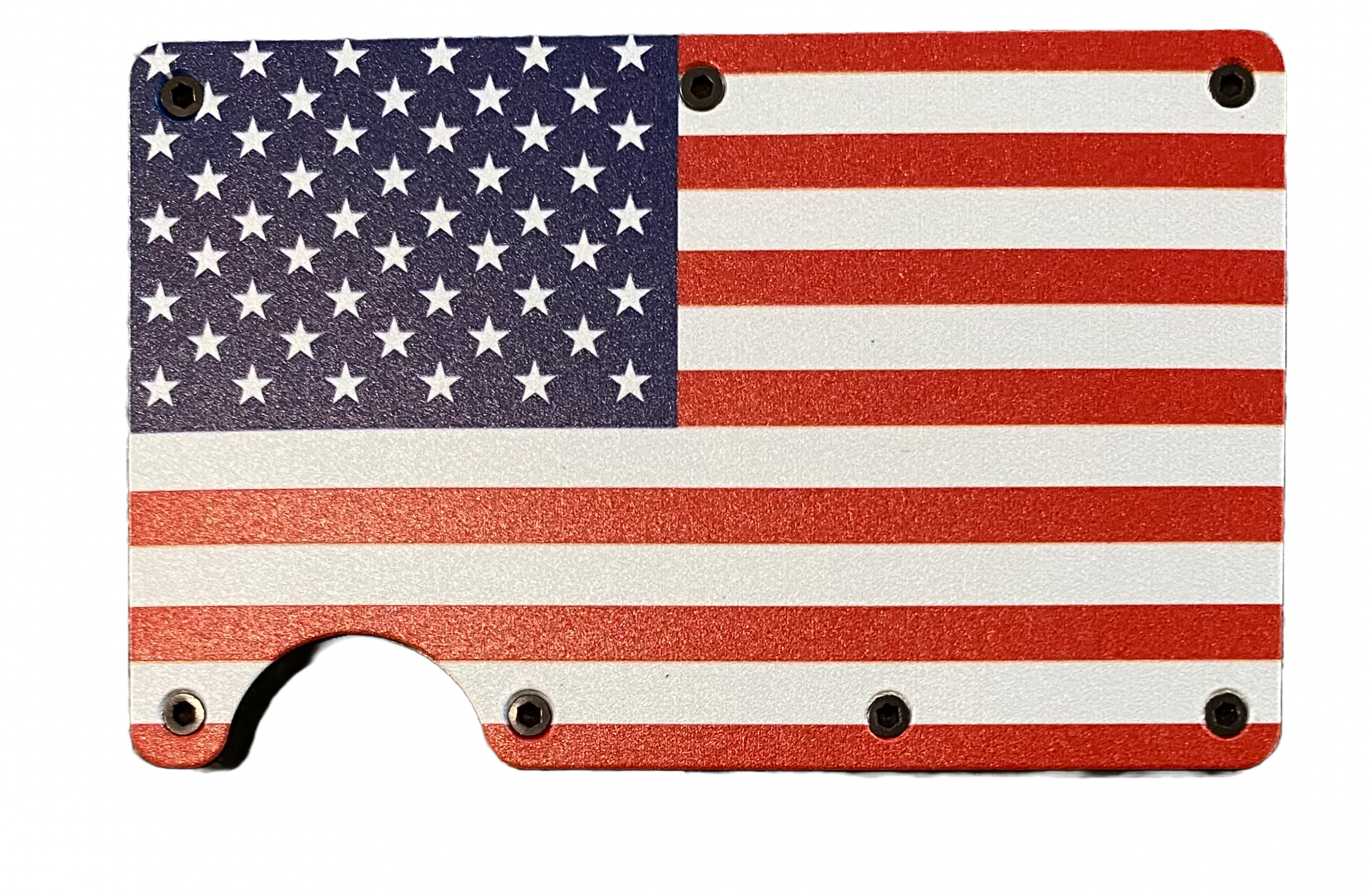 American Flag Metal Wallet RFID Protected