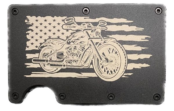 Motorcycle American Flag RFID Protection