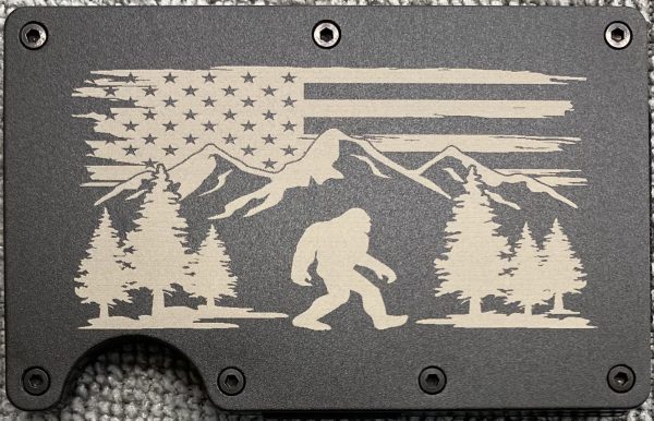 Bigfoot Mountain American Flag RFID Protection