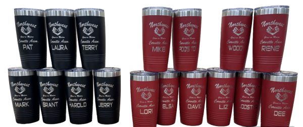 A Custom Business Logo on Tumblers? Yes we can!!!