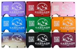 Laser Engraved Metal Wallets