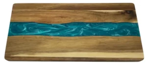 Teal Epoxy Serving Board