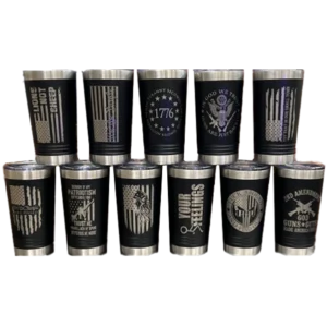 laser engraved tumblers