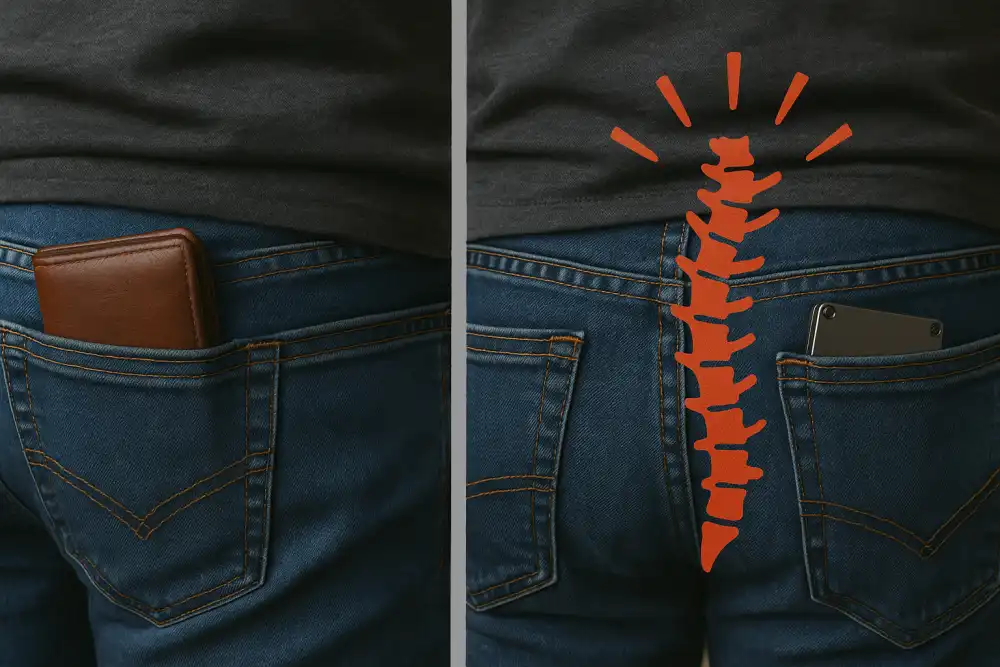 back pain from regular wallet