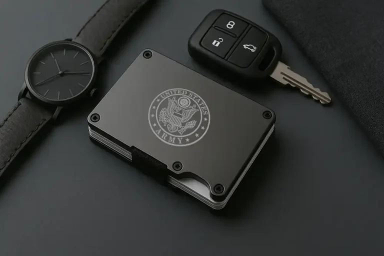 custom image to define your metal wallet
