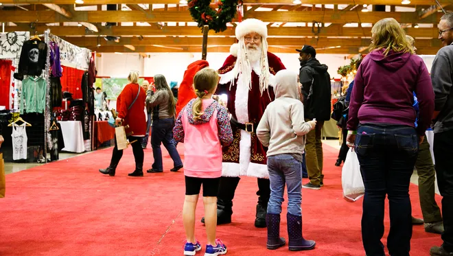 Santa at Salem Holiday Market